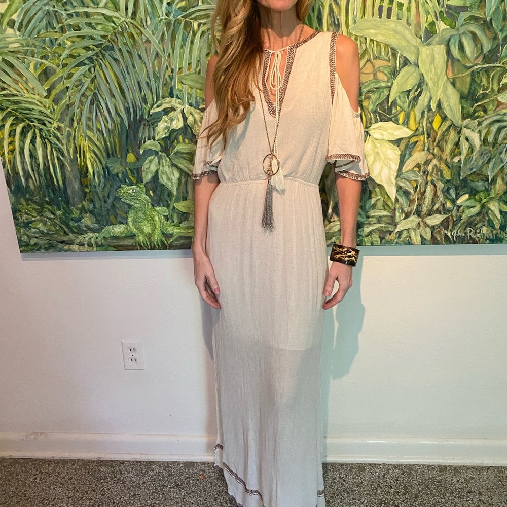Boho long maxi- total Tulum dress!!